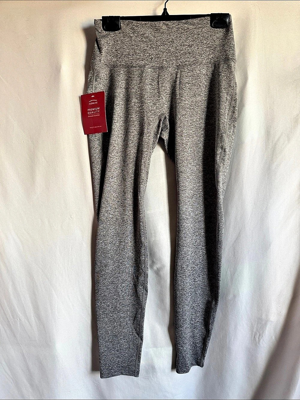 Along Fit High Waisted Leggings with Pockets Premium Quality Collection Gray